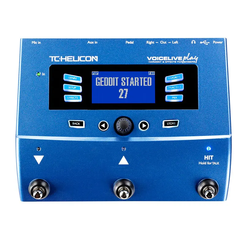 2025 hot sale TC Helicon VoiceLive Plays Vocal And Acoustic Guitar Effects Speakers For Computer Recording, Outdoor And Stage Pe