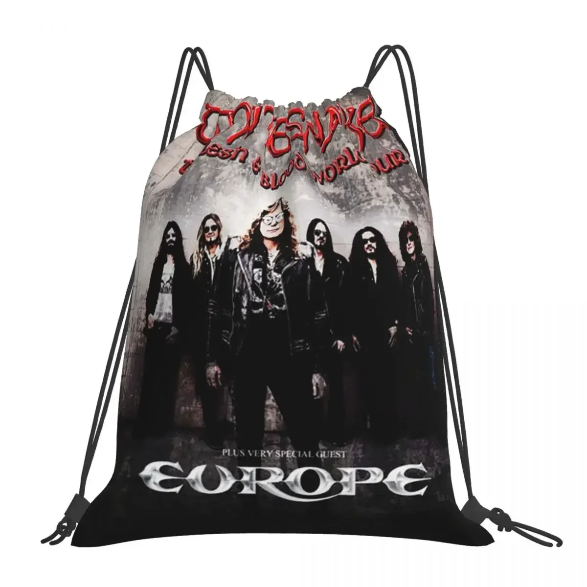 Art Whitesnake American Band Music Rock Perfect Gift Backpacks Drawstring Bags Drawstring Bundle Pocket Shoes Bag BookBag