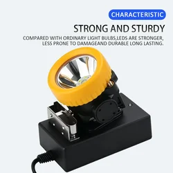 Hot Sale Cordless LED Mining Helmet Waterproof and Drop-Resistant with Multi-Function Headlight for Camping and Hunting