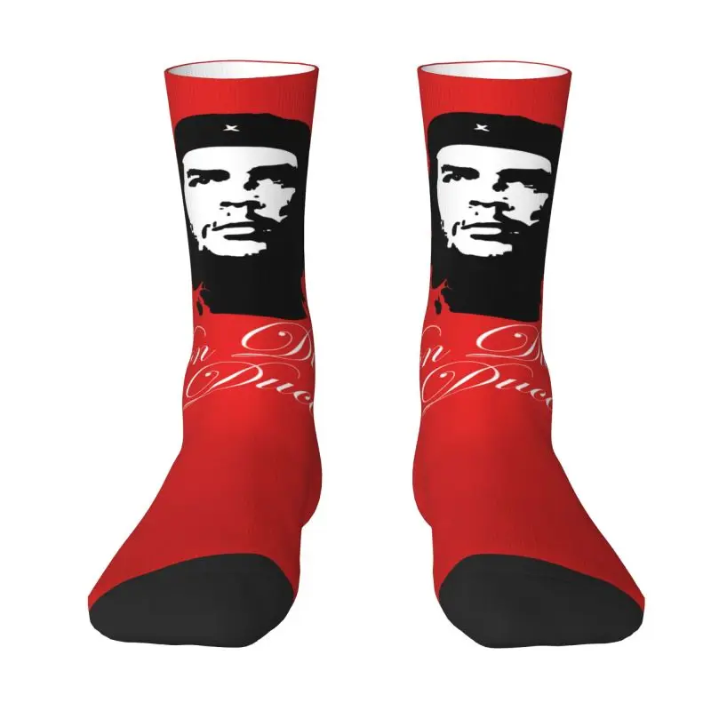 

Funny Print Revolution Hero Che Guevara Socks for Women Men Stretch Summer Autumn Winter Cuba Cuban Socialism Freedom Crew Socks