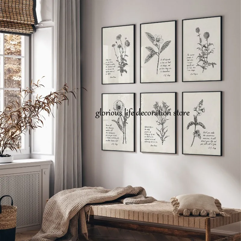 Brene Brown, Carl Jung Psychology Quotes Poster Vintage Mental Health Canvas Printing Wall Art Picture Therapy Office Decor