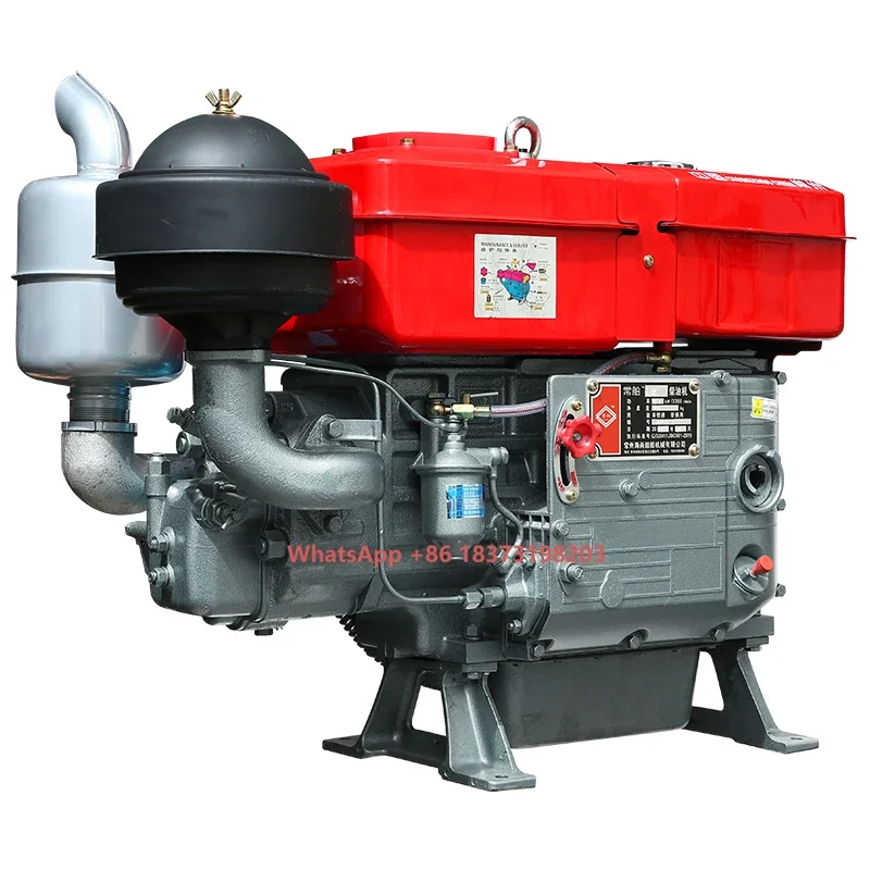 28 Hand-operated Single-cylinder Water-cooled Agricultural Engine, Tractor Propeller Engine