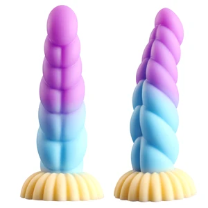 Dildo Monster Realistis untuk Wanita Dildo Anal dengan Cangkir Hisap Kuat Dildo Naga Silikon Pemijat Prostat Mainan Seks untuk Pria 8 sextoy naga penjualan terbaik - №