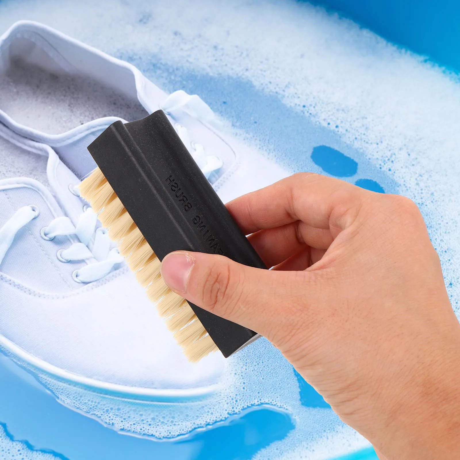 

4Pcs Multi Function Shoe Cleaning Brush Set Soft Hard Bristle Boot Care Applicator Suede Cleaner Sport