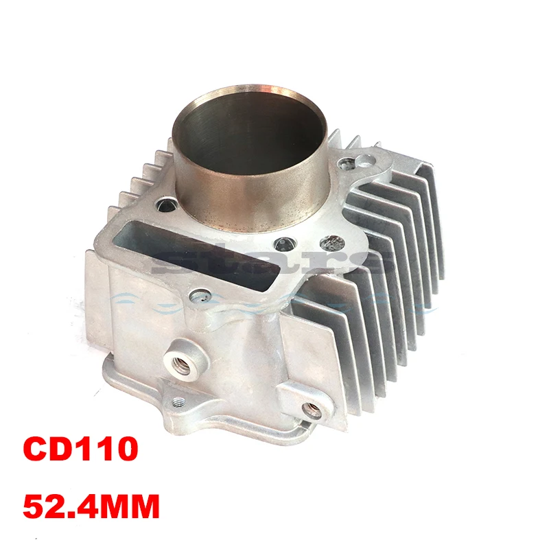 Motorcycle CD110 block middle cylinder aluminum cylinder 107cm3 for110cc engine monkey ATV off-road curved beam cylinder block