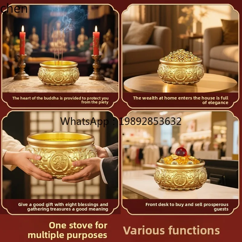 

ww17 pure brass incense burner is dedicated to the God of Wealth special indoor incense burner cornucopia