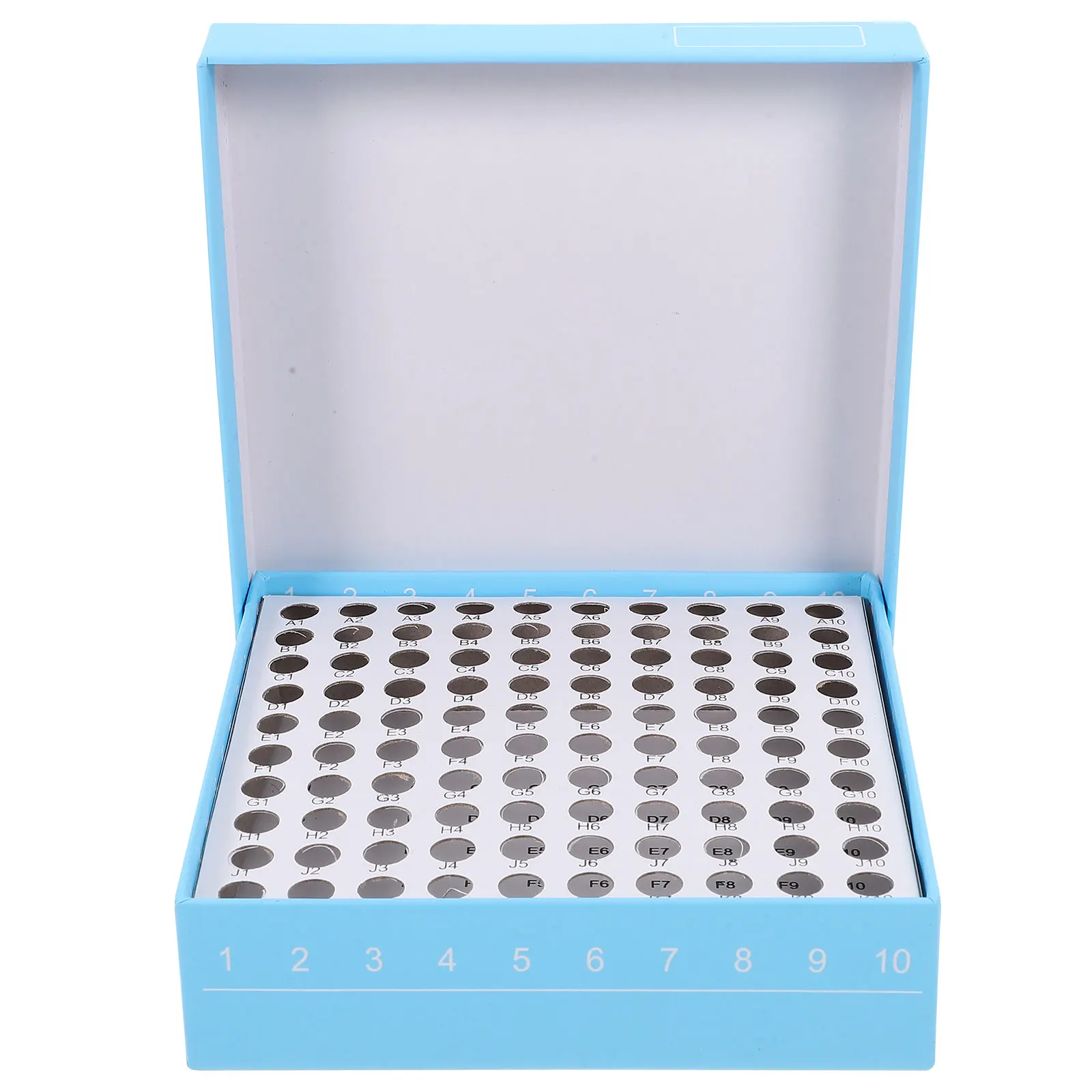 

Microcentrifuge Storage Box Tube Container For Freezer Sturdy Lab Sample Holder With Grids Cryogenic Tube