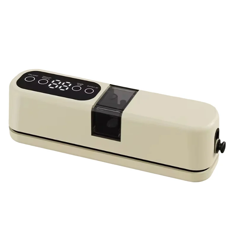 

ABWM-USB Rechargeable Vacuum Sealer Automatic Food Sealer And Snack Sealing System Vacuum Sealer With 5 Pcs Bags