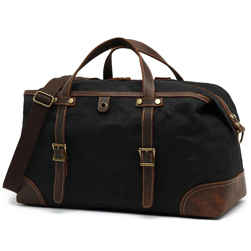 جديد ريترو سعة كبيرة حقيبة يد للسفر ريترو سعة كبيرة حقيبة يد اللون حجب موضة عادية قماش السفر حقيبة وظيفية