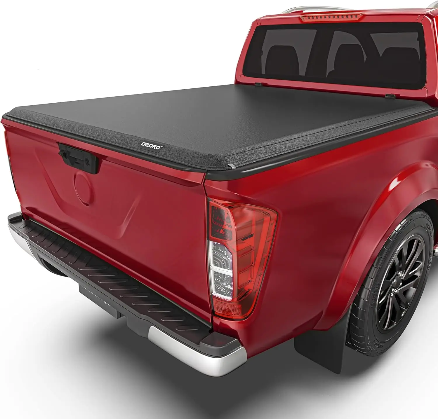 

Soft Roll Up Truck Bed Tonneau Cover Compatible with 2005-2024 Nissan Frontier(NOT for México), Fleetside 5 Feet Bed， Tailgate