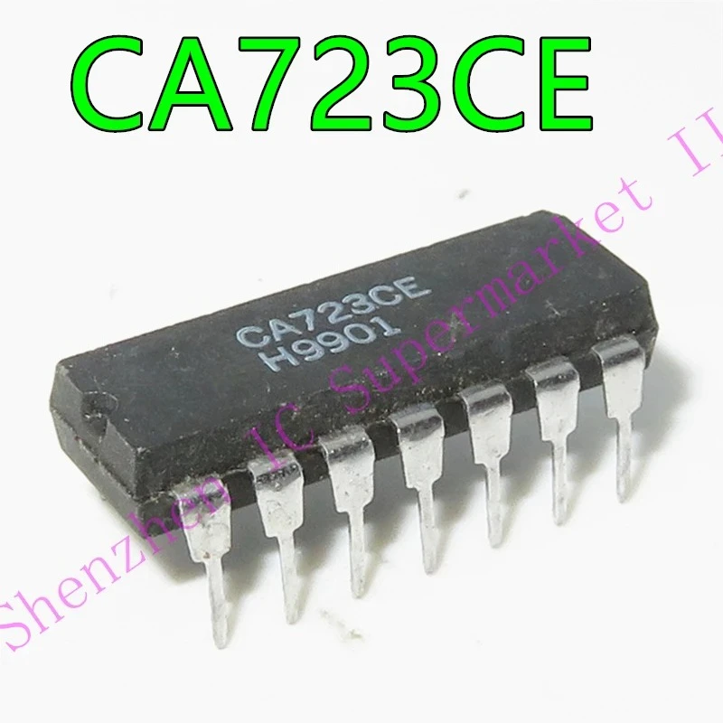 1PCS CA723CE DIP14 Voltage Regulators Adjustable from 2V to 37V at Output Currents Up to 150mA Without External Pass Transistors
