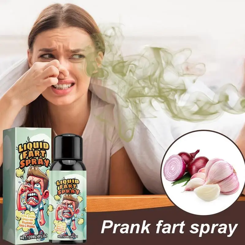 120ML Fart Spray Can Stink Bomb Ass-Smelly Stinky Gas Crap Gag Prank Novelties Toy Halloween Funny Toys Supplies