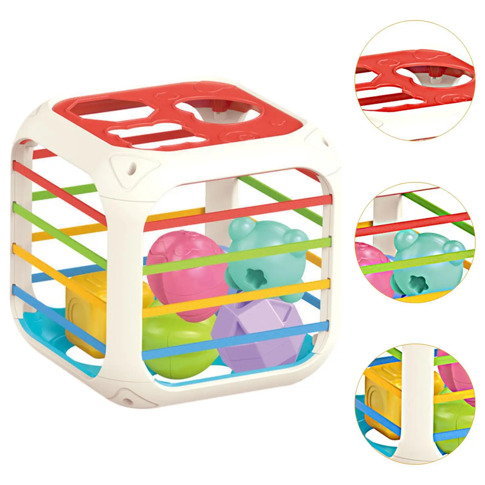 Activiteit Kubusbak Kleurherkenning Vroeg leren Speelgoed voor jongens Reizen Kinderen