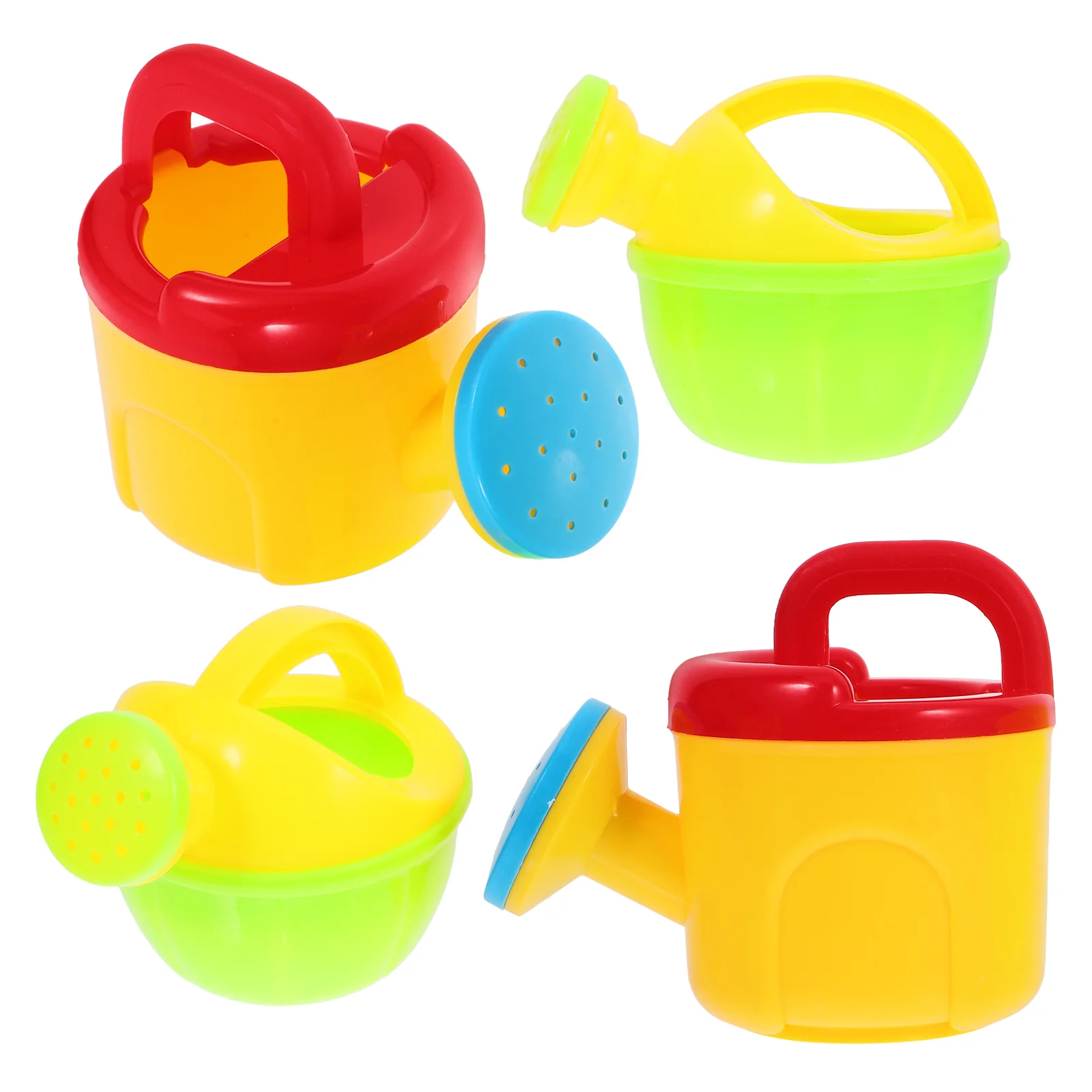 4 Pcs Children's Preschool Education Beach Toy Watering Bottle Kids Small Cans for Children’s Toys Childrens Plastic Plant