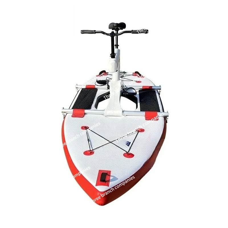 Aufblasbares Paddleboard für drinnen und draußen, Wasserfahrrad für Anfänger, Wasserskibrett, Wassersport-Schwimmbrett