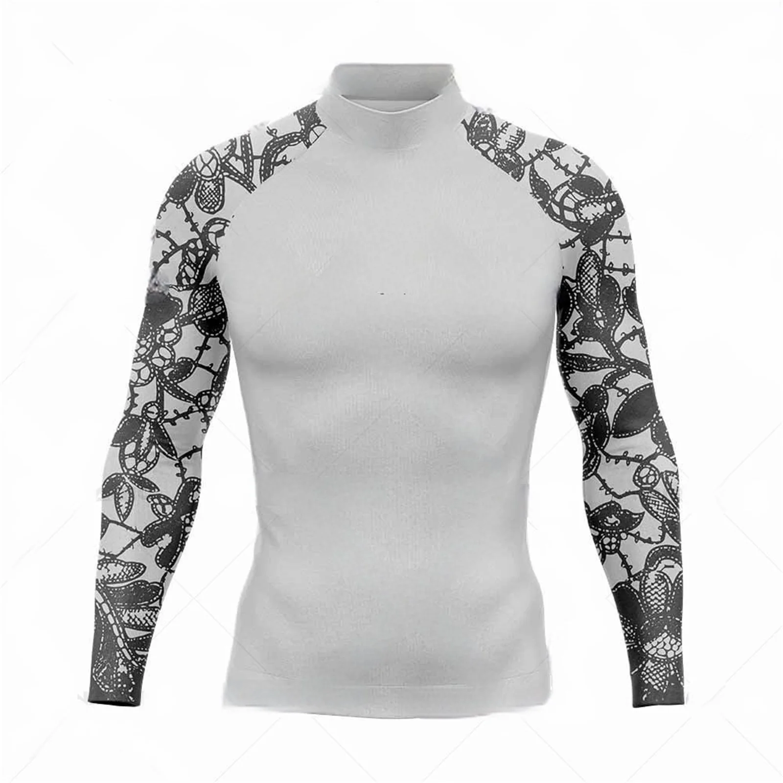 

Мужские костюмы для серфинга и дайвинга, колготки с защитой от ультрафиолета, Рашгард с длинными рукавами, плавательный костюм, футболка для плавания, одежда для серфинга