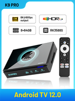 K9 Pro 8K Ultra HD Smart TV Player With RK3588S HDR10+Montage Poster Wall HDD Player With 8K@60Hz HD Output Android TV & WIFI6