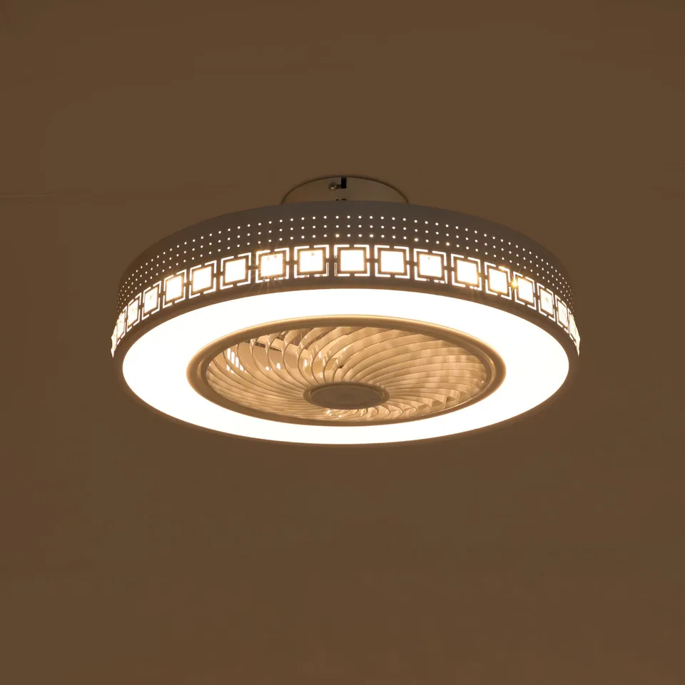 Elegant Remote Controlled Ceiling Fan Chandelier