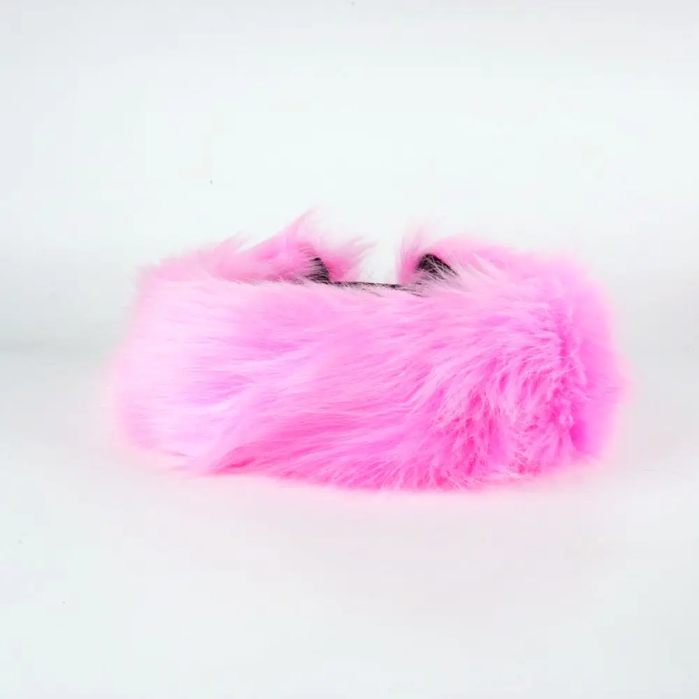 Cozy Faux Headband Women Winter Warm Ear Warmer Fluffy Plush Hair Band Elastic European Style Trendy Fashion Accessory Apparel