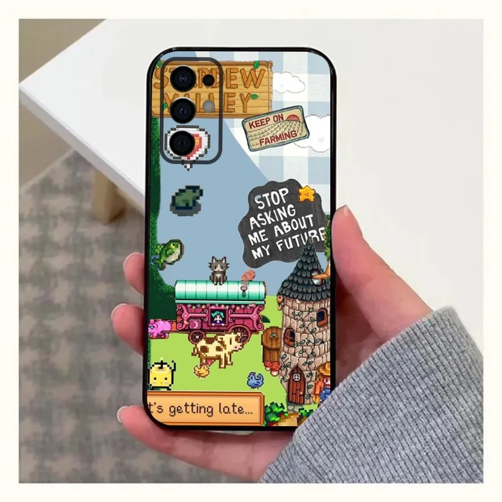 Game S-Stardew Valley Phone Case For Samsung S24,S21,S22,S23,S30,Ultra,S20,Plus,Fe,Lite,Note,10,9,5G Black Soft Cover