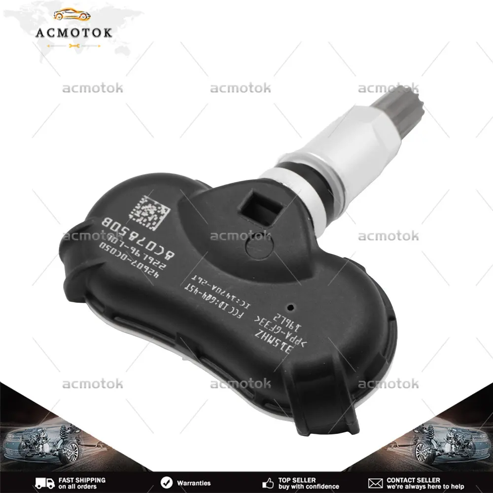 Tpms czujnik monitorowania ciśnienia w oponach 315 Mhz dla 2008-2019 TOYOTA SEQUOIA TOYOTA SIENNA TOYOTA TUNDRA 426070 c050 426070C070