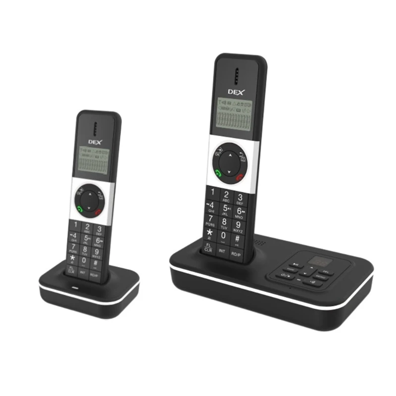 Landline Phones D1002 TAMD Handset Cordless Phone With Answering Machine Caller Waiting Support 16 Languages For Office