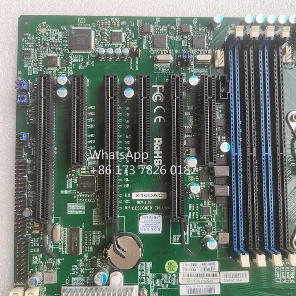 Motherboard Dual Socket R3 (LGA 2011) Supports Xeon Processor E5-2600 v3/v4 Family For Supermicro X10DAC