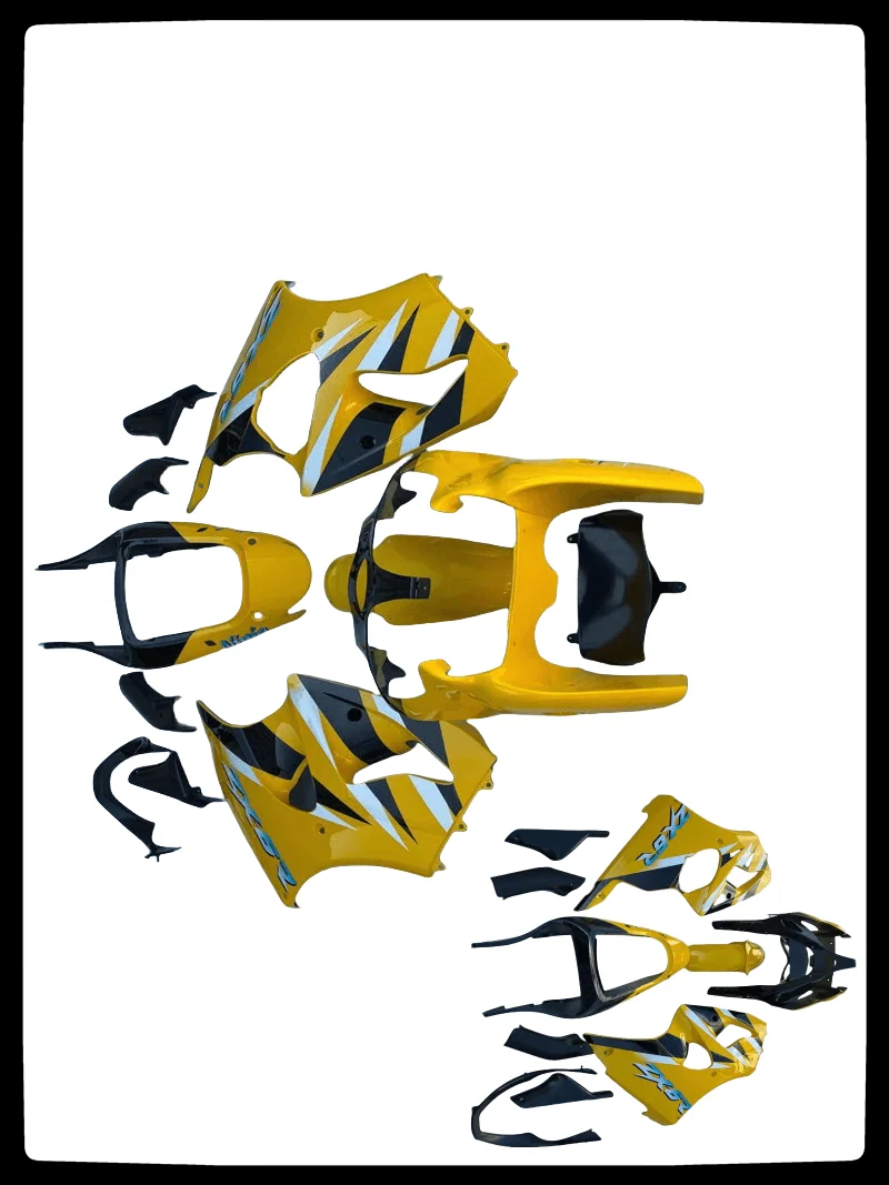 

Body Parts Fairings for Kawasaki ZX 6R 636 2000 2001 2002 Motorcycle Fairing Set Bodywork Panel Kit Fit ZX6R yellow black 00-02