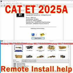 For Cat ET 2025A  2019B+Keygen Electronic Technician Diagnostic Software  Caterpillar engines and machines