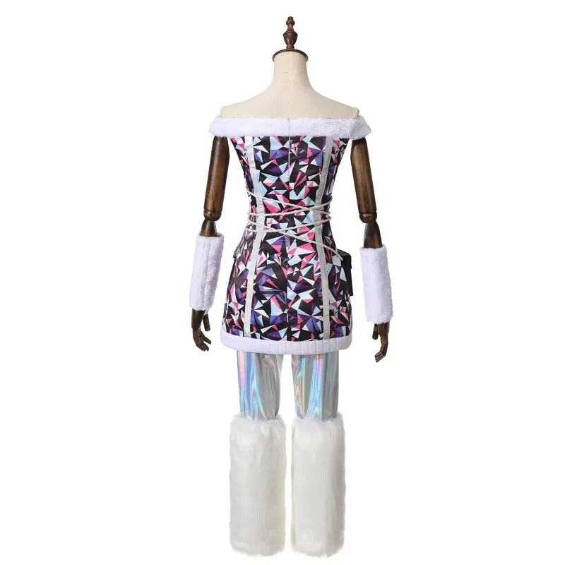 فستان الهالوين آبي بومينابل التأثيري للفتيات الوحش للعب الأدوار أنيمي مدرسة عيد الميلاد حفلة سنو وومان آبي أزياء المسرح