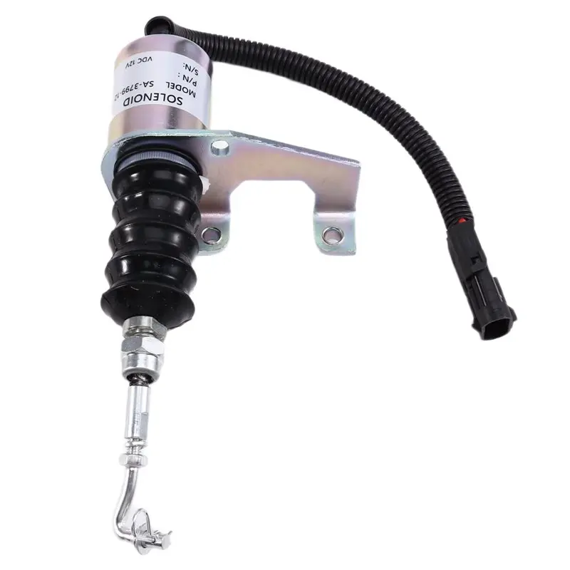 Reliable-12V Fuel Shut Off Solenoid Valve 1750ES SA-3799-12 For Deutz RSV Engine F3L912W Carrier
