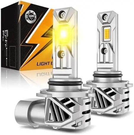 

Противотуманные фары Auxbeam 9006 - 20000 лм, 3000K, желтые светодиодные лампы для бездорожья и тумана