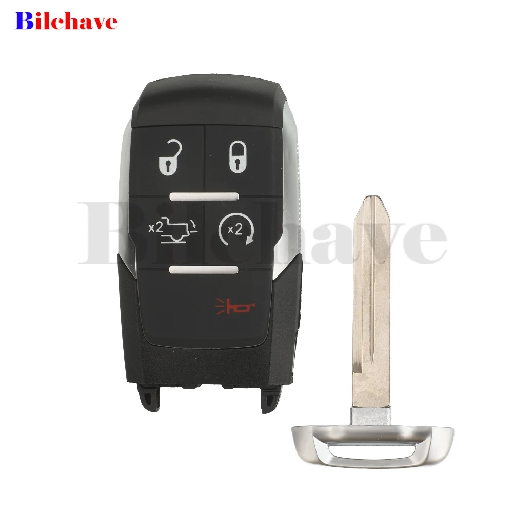 

jingyuqin GQ4-76T 1/3/4/5Buttons 433mhz 4A Chip Remote Car Key For Dodge RAM 2500 35000 4500 5500 2019-2021 Flip Key Fob Control