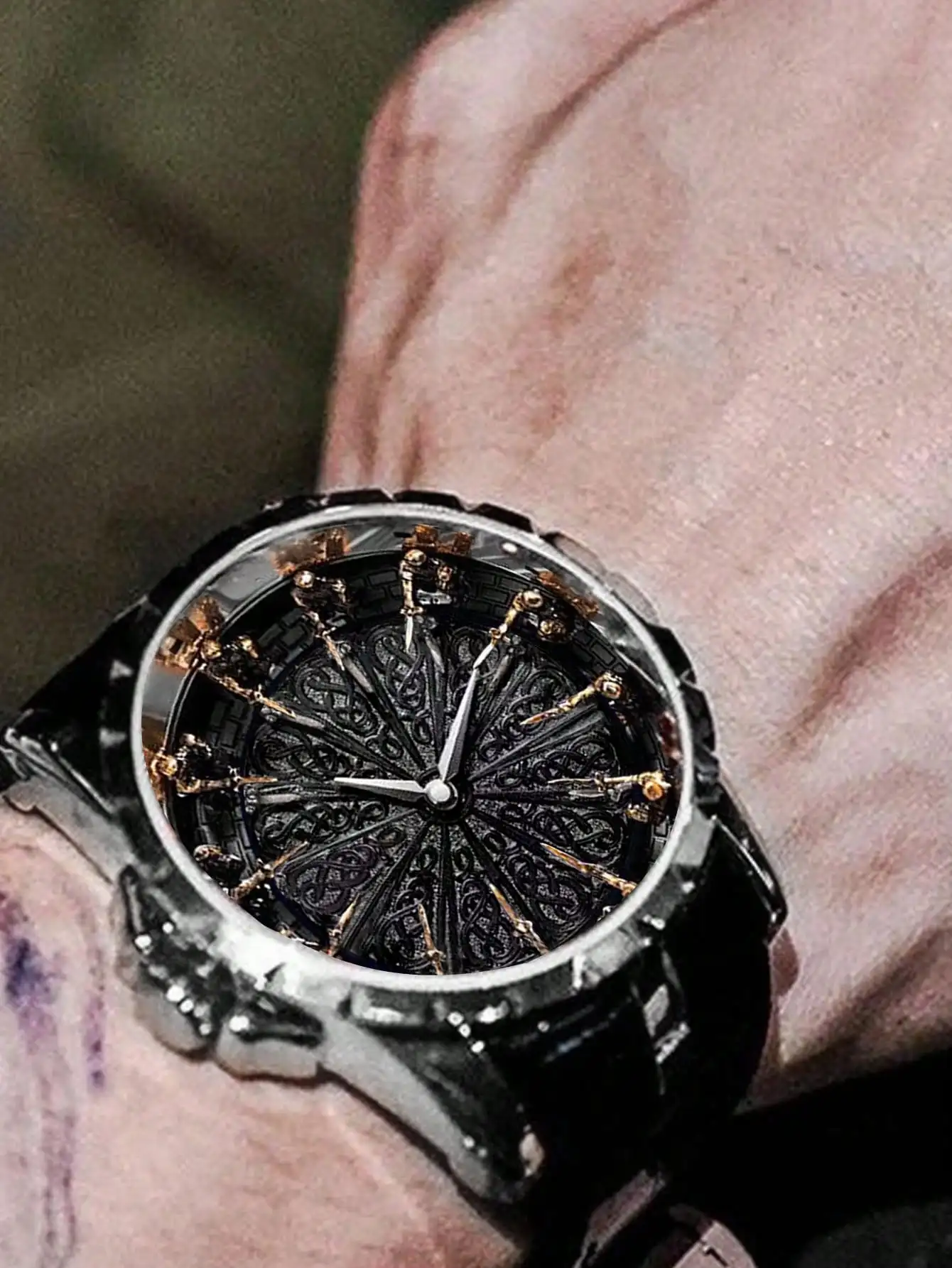 Men's Retro Style Automatic Quartz Watch