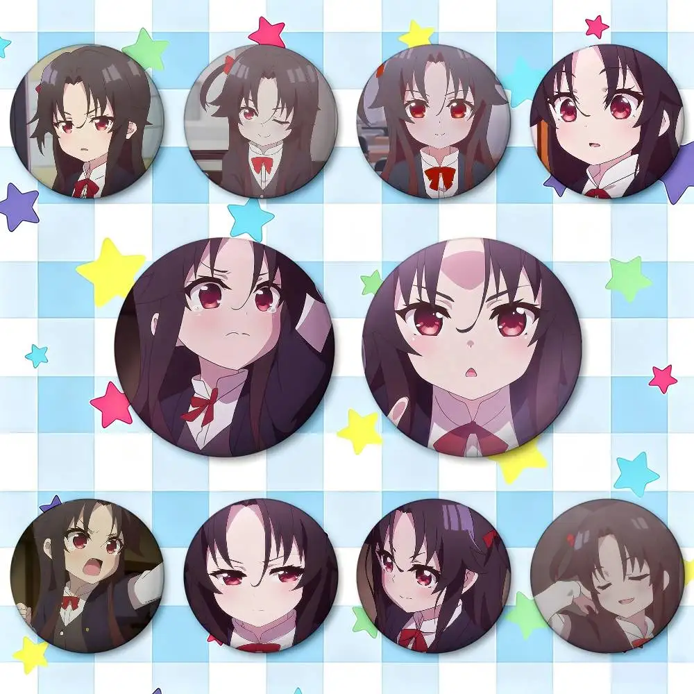 Ai Yashajin Anime Characters Badges Button Round Creative Pin Brooch Badge Bag Decor Accessories Fans Collect Friends Gifts