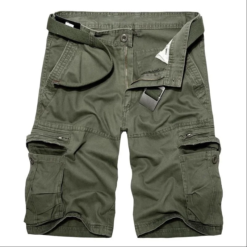 High Quality Summer Mens Casual Short Combat Overalls Multipocket Military Tactical Cargo Short Large Size shorts para hombre