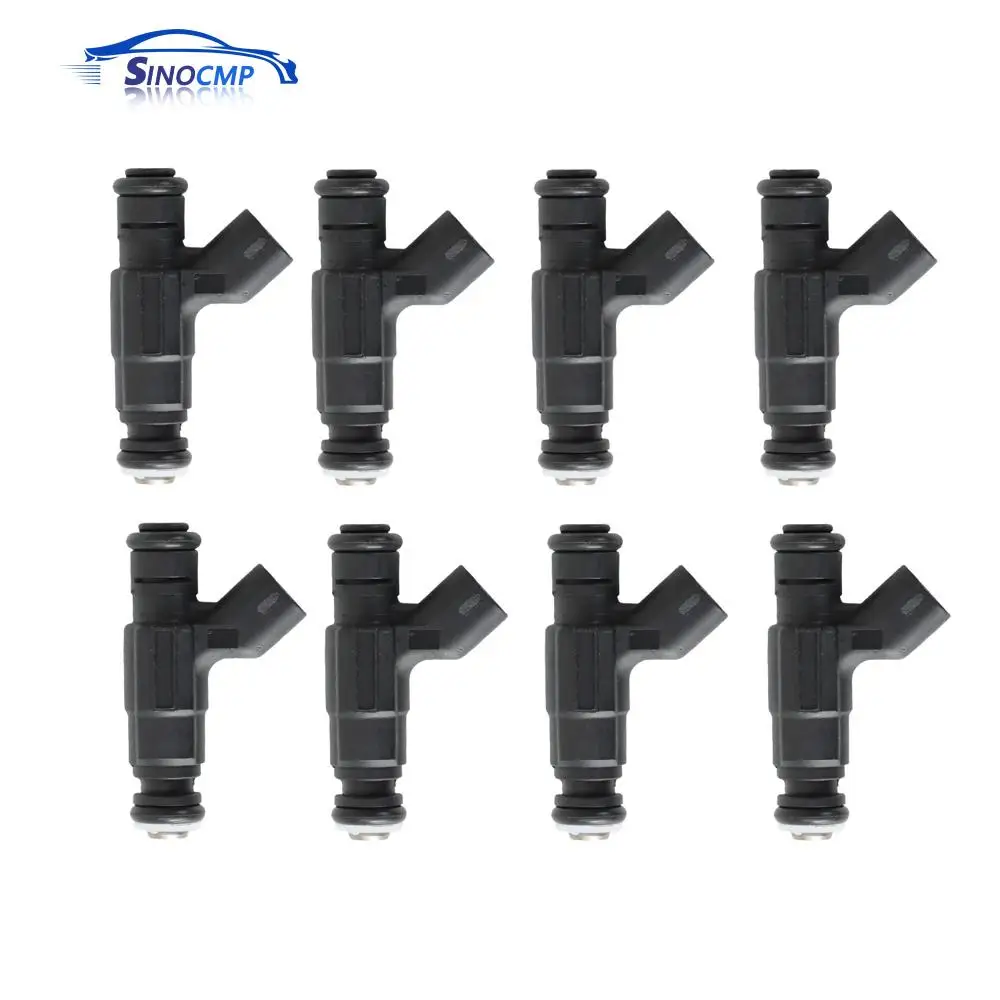 

8 PCS 53032713AA 53032713AB 0280155780 New Fuel Injectors For 2004-2009 Chrysler Dodge Aspen Durango Ram 1500 2500 3500 5.7L