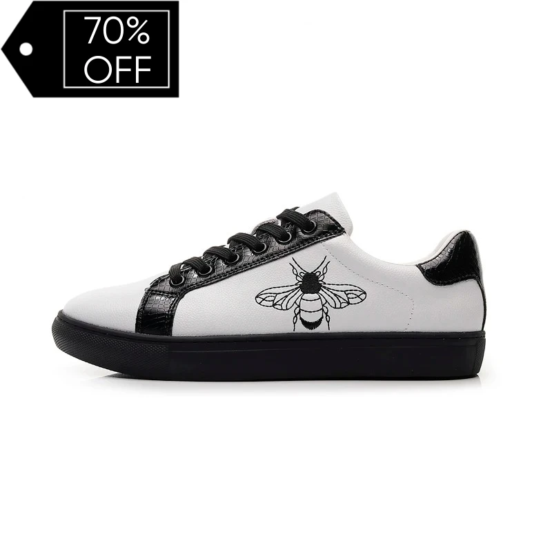 

Genuine Leather Luxury Brand Shoes for Men Classic Embroidered Men Skateboard Shoes Designer Sport Shoes Men Zapatillas De Skate