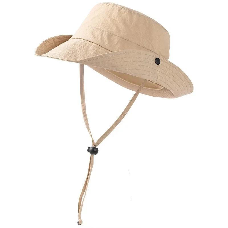 Wasserdicht Große Größe XL62cm Sonnenhut Männer Frauen Sonnenschutz Bergsteigen Großen Kopfumfang Sommer UV Schutz Eimer Hut – Detail 13