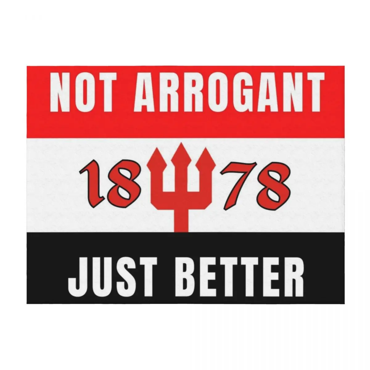 

Плед NOT ARROGANT JUST BETTER Thermals для путешествий, дивана, одеяла, одеяла и пледы на Хэллоуин, одеяла
