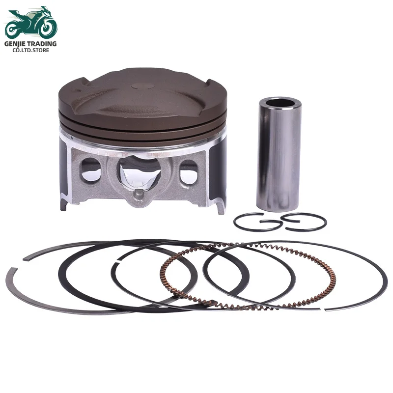 62mm Motorcycle Piston and Piston Ring Kit for Kawasaki Ninja250R EX250 08-12 NINJA300 EX300 2013-2017 NINJA 300 ABS Ninja 250 R - Image 2
