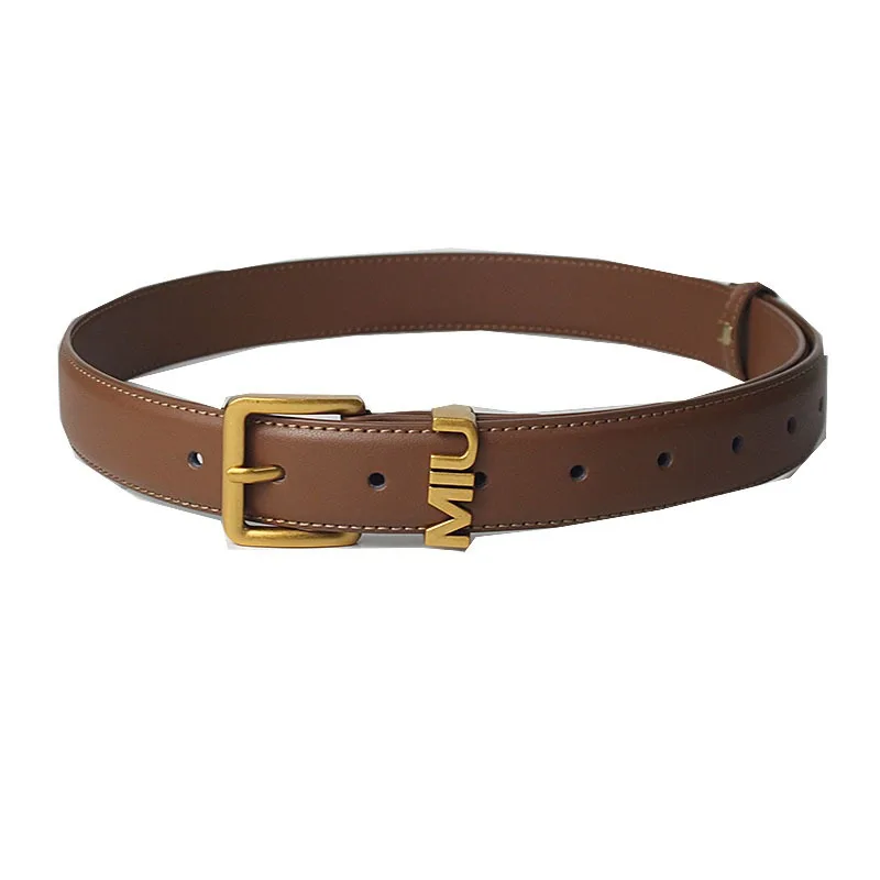 حزام الموضة مشبك الذهب حزام المرأة عادية المرأة رقيقة حزام موضة شخصية مطابقة السراويل تنورة السراويل