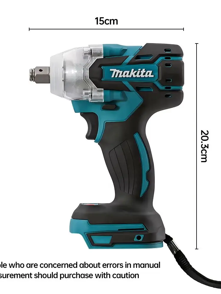Makita DTW285 borstelloze oplaadbare elektrische slagmoersleutel, 18V hoog koppel, lithiumbatterijsleutel, autoreparatietool - afbeelding 2