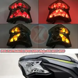 LED Rear Tail Light For Kawasaki Z900 Z650 Ninja 650 2017 2018 2019 Integrated Brake Turn Signal Blinker Lamp Taillight