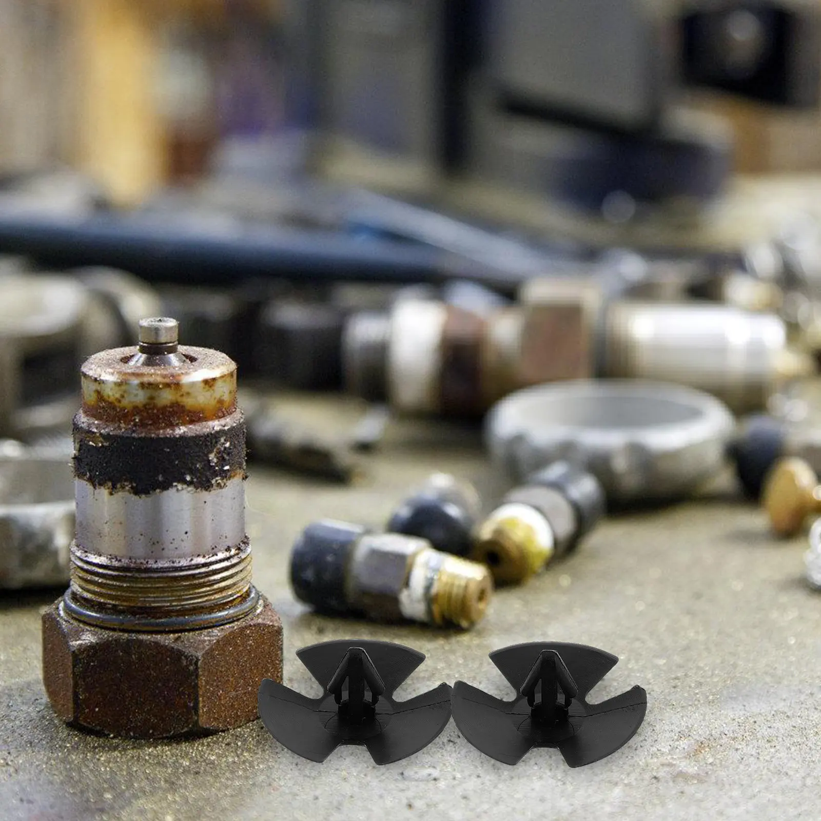

100Pcs Car Bumper Retainer Clips Plastic Fasteners Push Retainer Kit Hood Insulation Pad Clips Auto Fasteners Rivets