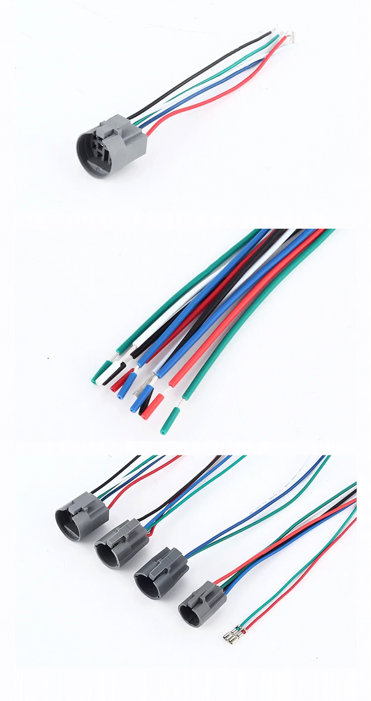 12mm 16mm 19mm 22mm 25mm switch wiring Connector with wire metal button switch tail wire socket 150MM