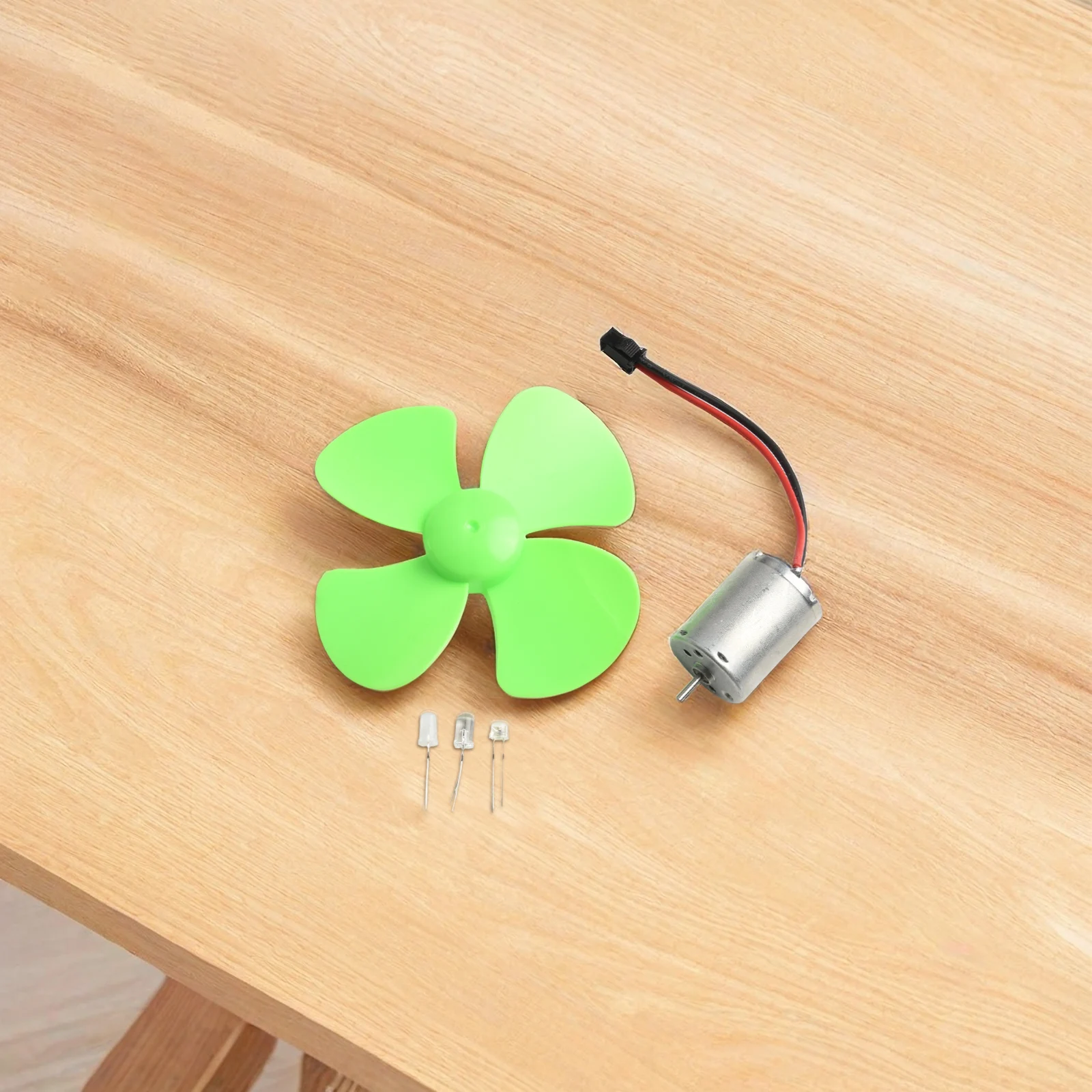 12V For Mini Wind for turbine Motor for Science Projects with Blade Compatibility and LED Functionality for Energy Demonstration