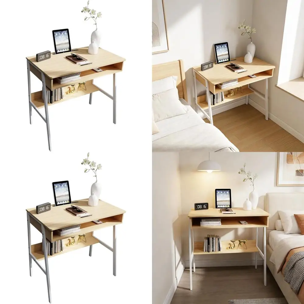 

Компактный стол для хранения вещей, идеально подходящий для учебы и домашнего офиса, отлично подходит для спален и общежитий.