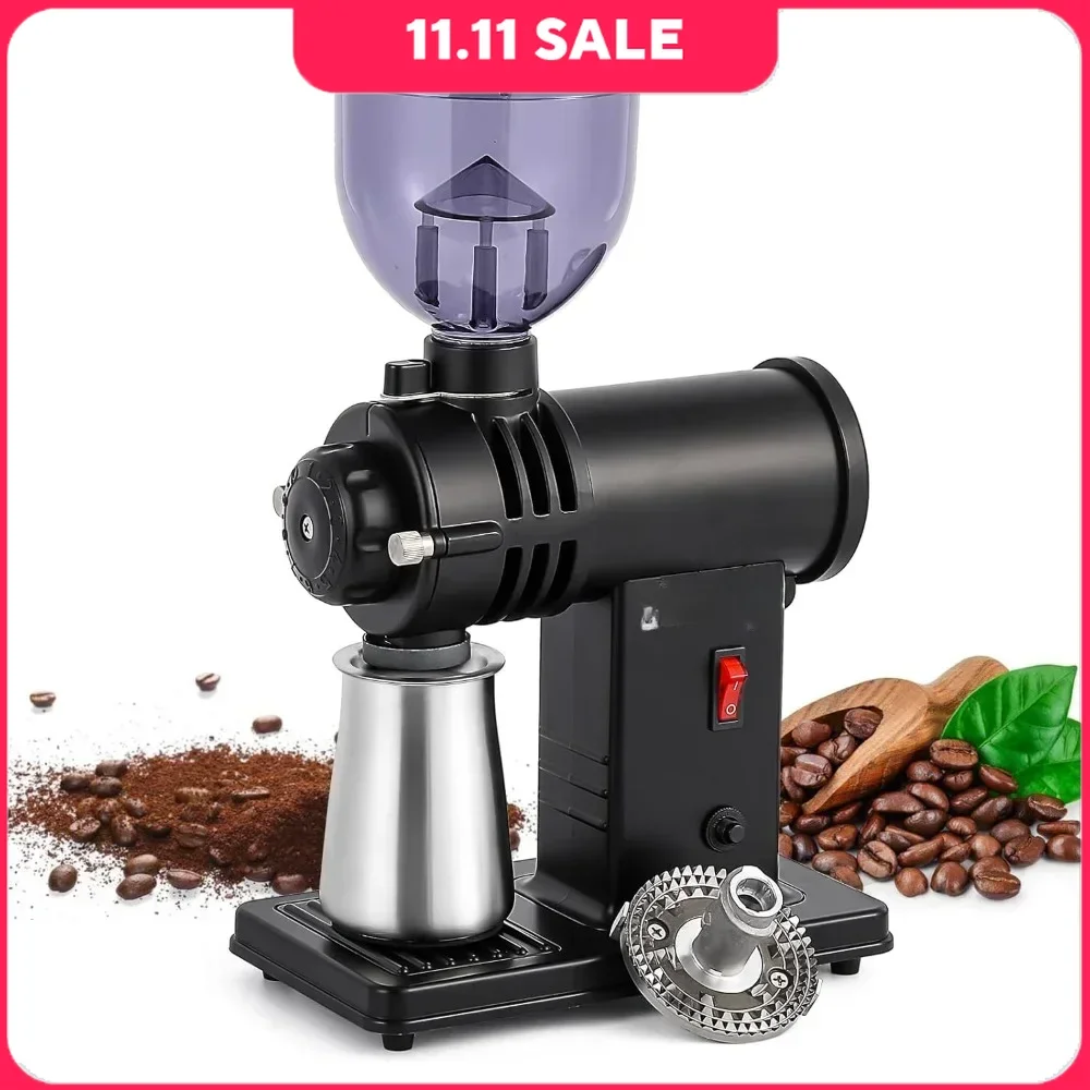 

Electric Coffee Grinder, Electric Stainless Steel Burr with Precise Grind Settings Adjustable, Coffee Bean Grinder