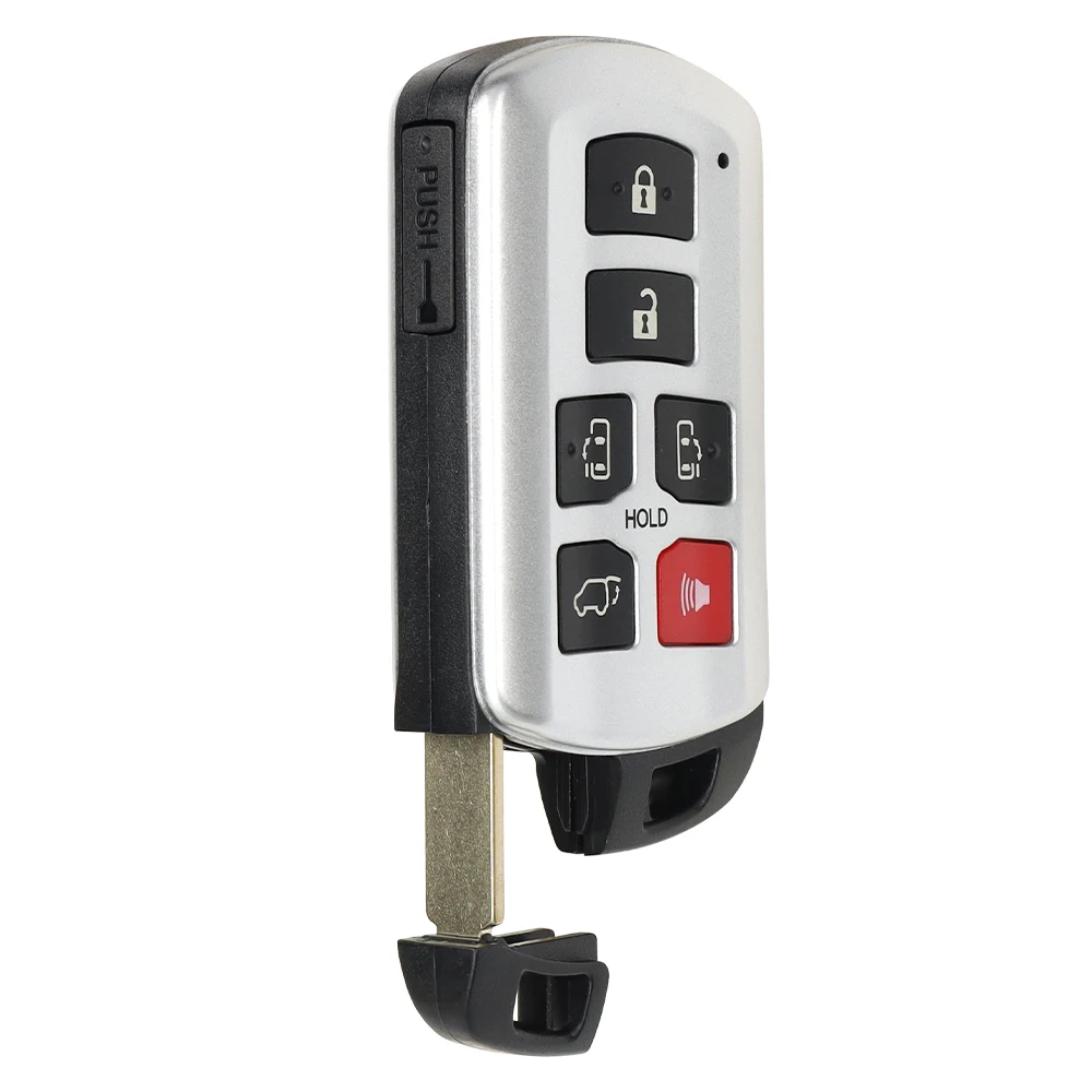 Dahai-mando a distancia inteligente HYQ14ADR para coche, llave con 6 botones, 314,3 MHz, ID74, para Toyota Sienna 2011, 2012, 2013, 2014, 2015,